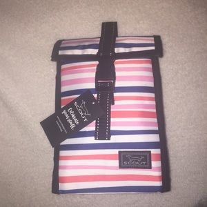 brand new Scout lunch bag in pinky swear